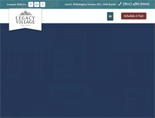 Tablet Screenshot of legacyvillagesugarhouse.com